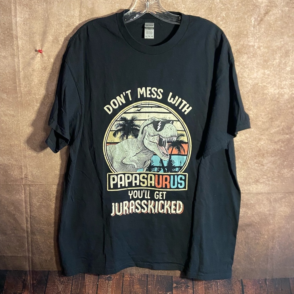Pappasaurus t-shirt-Men’s XL-GILDAN brand-100% cotton-EUC